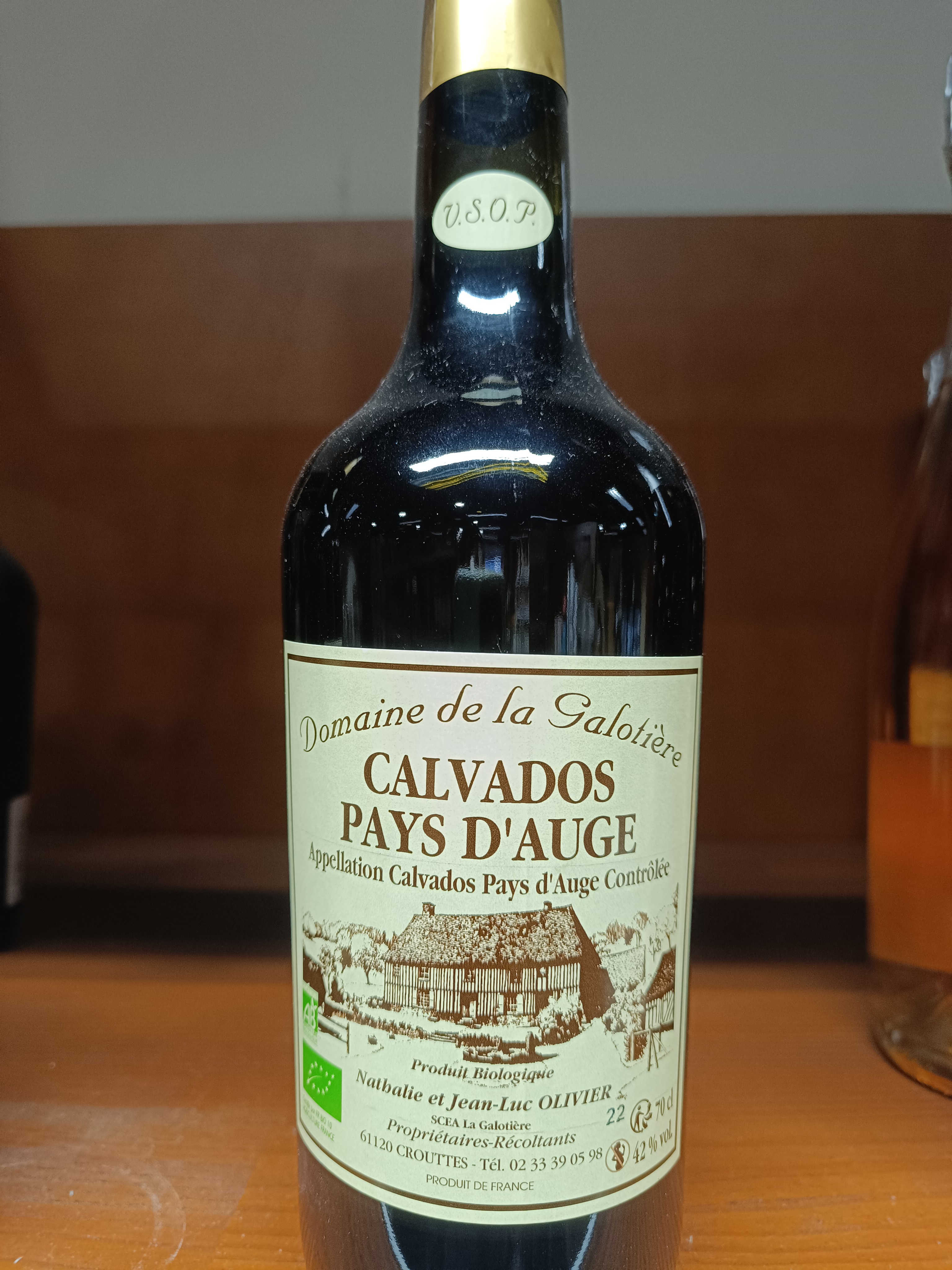 CALVADOS VSOP 6-7 ANS  LA  GALOTIERE