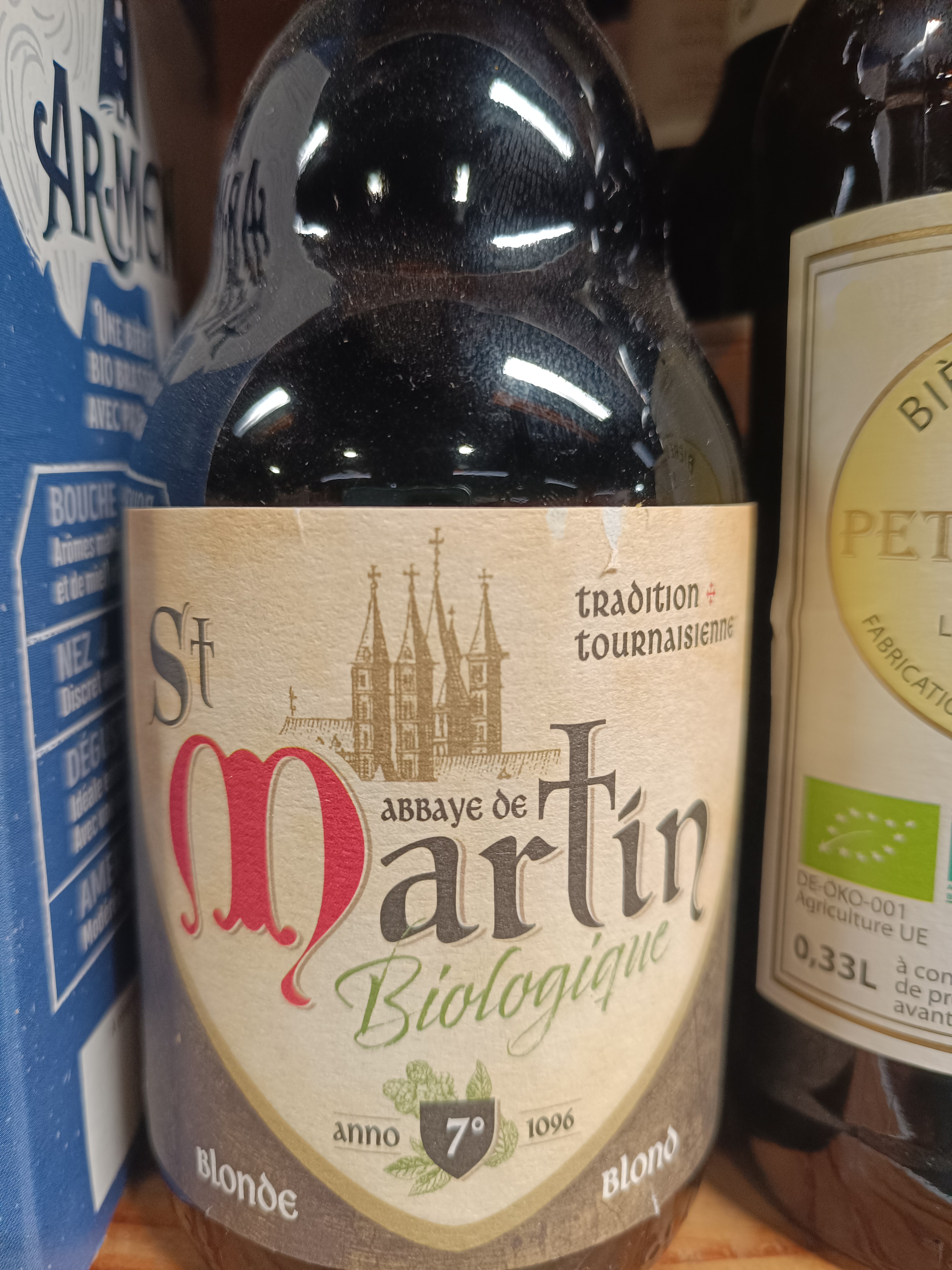 BIÈRE BLONDE ABBAYE DE ST MARTIN 33 CL