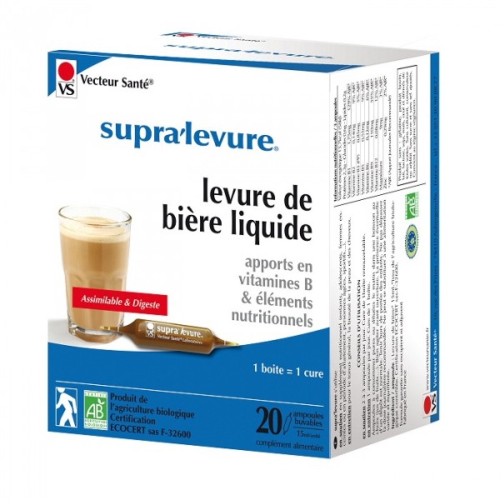 SUPRA LEVURE  20 AMPOULES